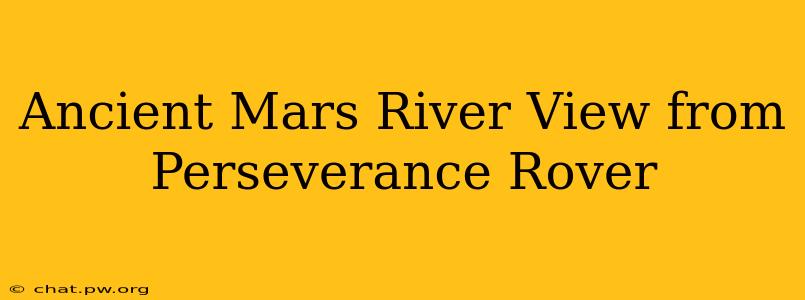 Ancient Mars River View from Perseverance Rover